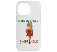 Christmas Shopaholic Melanin Women Black Girl Magic Shopping Case for iPhone 14 Pro Max