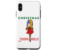 Christmas Shopaholic Melanin Women Black Girl Magic Shopping Case for iPhone XS Max