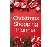 Christmas Shopping Planner with Christmas Scene on Cover: Great Notebook to keep up with your Christmas shopping and more!