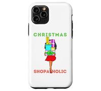 Christmas Shopping Shopaholic Melanin Women Black Girl Magic Case for iPhone 11 Pro
