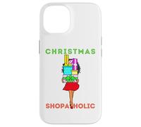 Christmas Shopping Shopaholic Melanin Women Black Girl Magic Case for iPhone 14