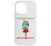 Christmas Shopping Shopaholic Melanin Women Black Girl Magic Case for iPhone 14 Pro Max