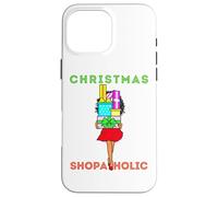 Christmas Shopping Shopaholic Melanin Women Black Girl Magic Case for iPhone 16 Pro Max