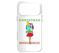 Christmas Shopping Shopaholic Melanin Women Black Girl Magic Case for iPhone 17 Pro Max