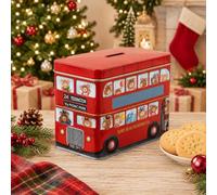 Christmas Shortbread Biscuit Tin 200g, Traditional Shortbread Biscuits, Decorative Reusable Gift Tin