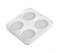 Christmas Silicone for mold DIY Wax Casting Form Set(03) Christmas(03) | Candle Making Kit Aromatherapy Tea Light Festive Holiday Craft Supplies Gypsum Plaster Reusable