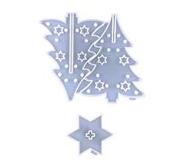 Christmas Silicone Mold Christmas Tree Resin with Holder for Home Table Decor Animal Silicone Epoxy Casting Molds Kit Epoxy Casting Molds Flowers