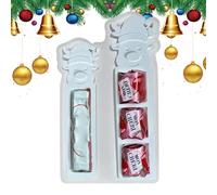 Christmas Silicone Mold Epoxy Resin Mould for Craft Projects | Seasonal Festive Art Handicraft Shapes for Polymer Epoxy Casting Clay Decoration Candy Paste Chocolate Gum