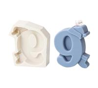 Christmas Silicone Mold Making Soap Christmas Numbers Shaped Molds Silicone for Soap Mold