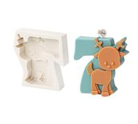 Christmas Silicone Mold Making Soap Christmas Numbers Shaped Molds Silicone for Soap Mold