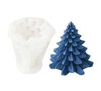 Christmas Silicone Mold - Tree Shaped Silicone Mold - Christmas Tree Silica Template For Candles | 3D Resin Craft Lantilla For Candle Making, Ja