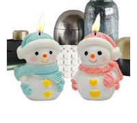 Christmas Silicone Molds - 2 Pieces Kit Crafts Snowman | Resin Casting Molds Christmas Decorations | For Soap Plaster Decorations Art Projects All The