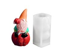 Christmas Silicone Molds - 3D Gnome Resin Mold Reusable for Candles, Soaps, Dwarf Autumn Elements | for Holiday Centerpiece Winter Thanksgiving Party