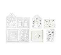 Christmas Silicone Molds - Build a Christmas Igloo House | Christmas House Silicone Mold | Silicone Cookie Mold, Gingerbread House Mold for Home Decor,