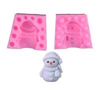Christmas Silicone Molds for Soap Christmas Ornaments Epoxy Resin Molds for Gypsum Decorations Snowman Mold
