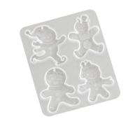 Christmas Silicone Ornament Mold 4 Cavity Wax Board for Holiday Decor, Family Projects and Class Use Holiday Ornament Mold Silicone Wax Cavity Christmas Decor Family Tree