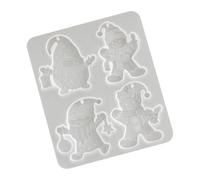 Christmas Silicone Ornament Mold 4 Cavity Wax Board for Holiday Decor, Family Projects and Class Use Holiday Ornament Mold Silicone Wax Cavity Christmas Decor Family Tree