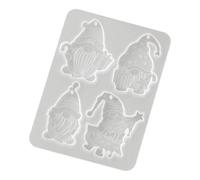 Christmas Silicone Ornament Mold 4 Cavity Wax Board for Holiday Decor, Family Projects and Class Use Holiday Ornament Mold Silicone Wax Cavity Christmas Decor Family Tree