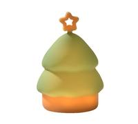 Christmas Silicone Pat Light,Rechargeable Battery Operated Silicone Baby Nursery Nightlight | Rechargeable Tap Control Ambient Lamp Decoration for Desk Table Bedroom Nursery Living Room