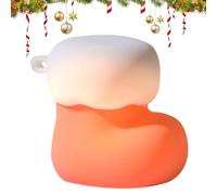 Christmas Silicone Pat Light | Soft Night Light for Kids Room - Rechargeable Dimmable Room Decor Ambient Lamp for Toddler Kids Boys Girls Women