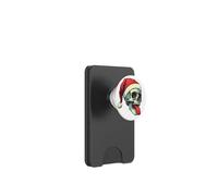 Christmas Skull, Santa Claus badass, music, Santa Claus gift PopSockets PopWallet for MagSafe