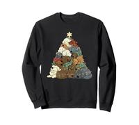 Christmas Sleeping Labrador Puppies Tree Sweatshirt