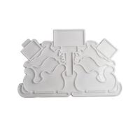 Christmas Sleigh Deer Silicone Mold Concrete Cement Gypsum Ornament Art Craft Silicone Mold