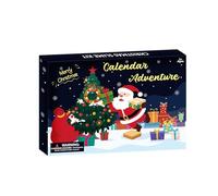 Christmas Slime 2025-24 Days Magic Slime Kit for Kids, DIY Sensory Toys with Glitter, Charms & Tools, Countdown to Xmas Party Favor Gift for Boys Girls