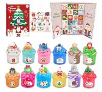 Christmas Slime Toys for Kids for Girls Christmas Stocking Fillers Xmas Goodie Bags for Boys Soft Slime Toys for Children