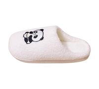 Christmas slippers, cute cuddly warm soft slip-on slippers for indoor and outdoor use, sweet temperament, cartoon pattern, embroidery, low heel, felt slippers, elegant, unisex, classic, b, 9 UK