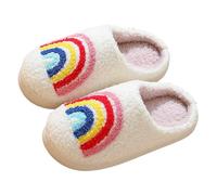 Christmas Slippers for Girl boy Fluffy Slipper Soft Reindeer Moose Cookie Man Santa Claus Heart Motif Cozy Indoor Outdoor House Xmas Gifts