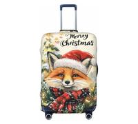 Christmas smile fox A Travel Luggage Covers - Elasticity Suitcase Covers Protector for Luggage 18-32 Inch