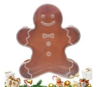 Christmas Snack Tray - Holiday Serving Tray with Lid, Snack Box Container for Treats, Nuts, Fruit, Popcorn, Dips, and Desserts, Perfect for Party Tables, Countertops, Halloween, Fall, and Festive