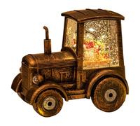 Christmas Snow Balls for Christmas Ornament Tractor Craft | Illuminated Snow Globe Ornament for Holiday Home Party Favourites for Indoor Fireplace, Coat