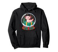 Christmas Snow Globe Axolotl X-Mas Axolotls Pullover Hoodie