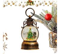 Christmas Snow Globe | for Party Scene - Santa Claus Snow Globe with Light | For Dining Room Under The Tree Living Room Bedroom Sill Friends And Teenagers