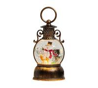 Christmas Snow Globe Lantern - Party Stage Accessories - Christmas Table Light Snow Globe - for Fireplace Dining Room Under Tree Living Room Bedroom Window Sill