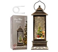 Christmas Snow Globe Lantern with Music (Christmas Tree Gift)