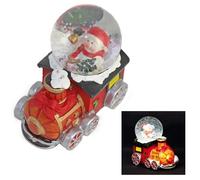 Christmas Snow Globe Mini Waterball 7cm Patterned Christmas Train Design (Snowman)