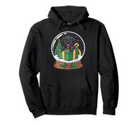 Christmas Snow Globe Newfoundland X-Mas Tree Newfie Pullover Hoodie