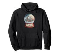Christmas Snow Globe Winter House Cozy Christmas Pullover Hoodie