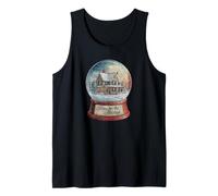 Christmas Snow Globe Winter House Cozy Christmas Tank Top