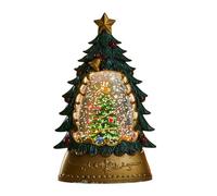 Christmas Snow Globes | Christmas Santa Snow Globe with Light | Winter Holiday Ornaments Battery-Operated for Balcony Bedroom Living Room Porch Yard Under Tree