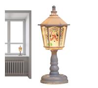 Christmas Snowball Lights, Rotating Snow Effect Light, Retro Ornament for Indoor and Outdoor on Window Table Mantel Porch Living Dining Room Fireplace