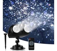 Christmas Snowfall Projector Lights, Highlight Dynamic Led Snow Light Projection, Ip65 Waterproof Snowfall Spotlight Lighting