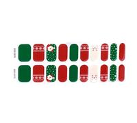 Christmas Snowflake Gel Nail Strips - Stylish Nail Decal Strips Kit For Women, Perfect For Home, Travel, And Hotel Use Festive Gel Nail Strips - Snowflake Nail Decal Strips For Easy Application,