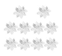Christmas Snowflake Ornaments Decorations-10Pcs White Christmas Tree Decor