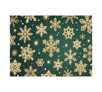 Christmas Snowflakes Background Wooden Puzzle with Storage Box, Eco-Friendly Wooden Jigsaw Puzzle for Home Leisure, Stress Relief & Decoration 500 PCS