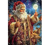 Christmas Snowflakes Paint by Numbers for Adults with Frame, Paint by Number Canvas Kits, DIY Color Oil Painting Acrylic Paints with Brushes, Hobbies for Adults Women, Home Decor 100x150cm J8-255
