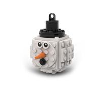 Christmas Snowman Bauble | Made with Genuine LEGO Parts | Instructions Included